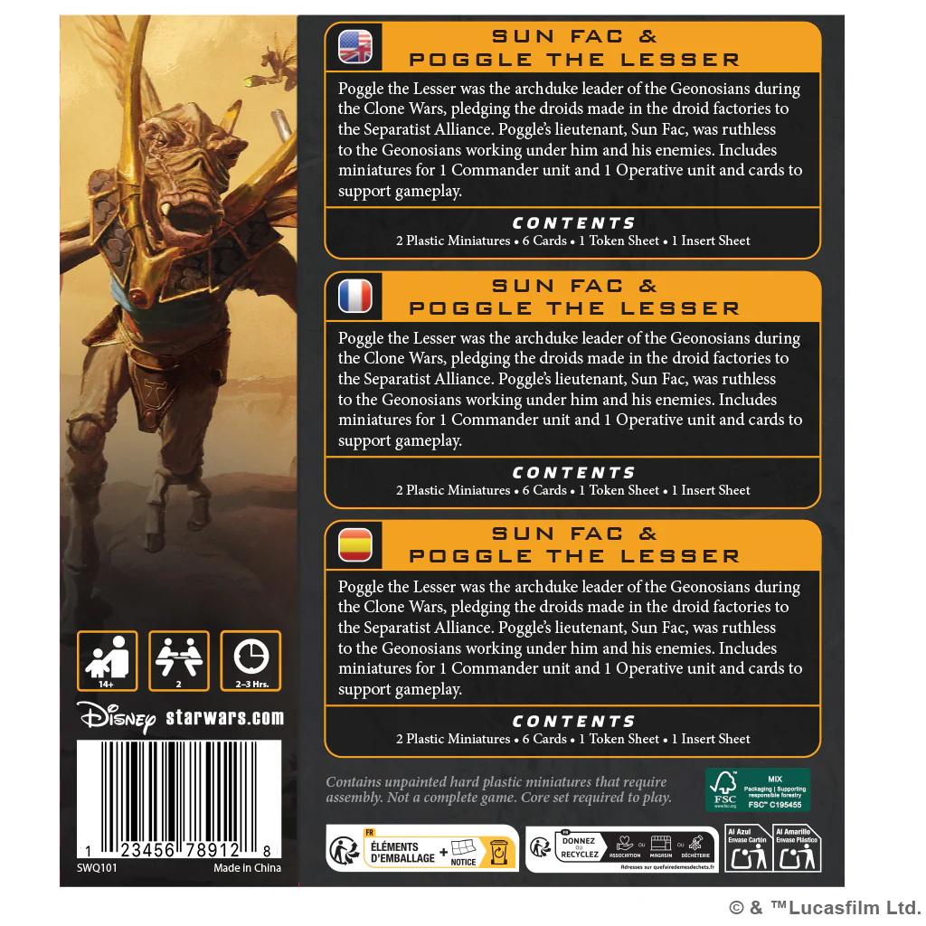 Star Wars: Legion – Poggle the Lesser & Sun Fac - Image 2