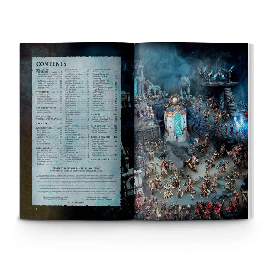 Warhammer Age of Sigmar: Stormcast Eternals - Battletome (Hardback - English) - Image 2