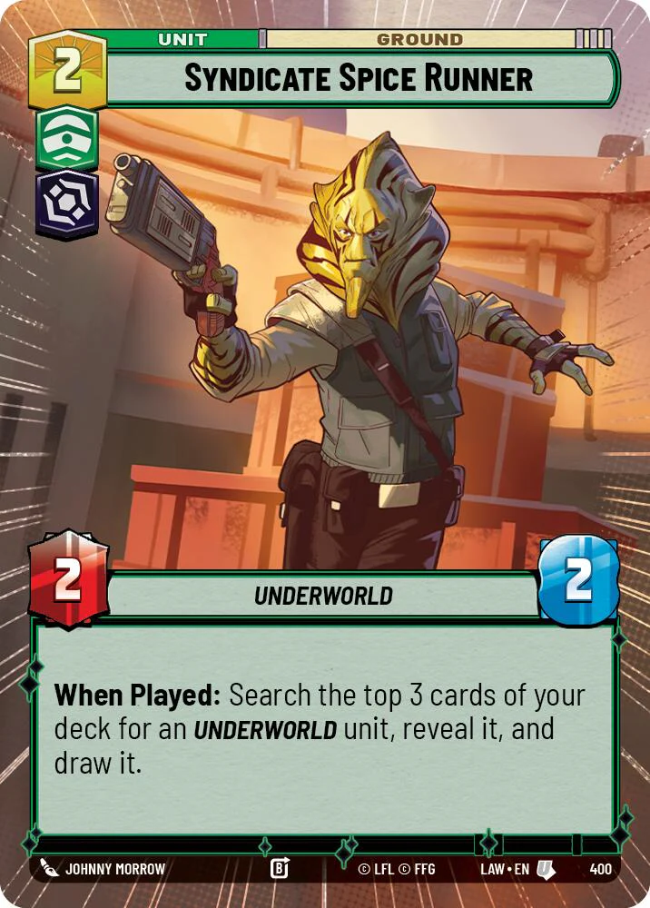 Syndicate Spice Runner (400) (Hyperspace) (400) [A Lawless Time]