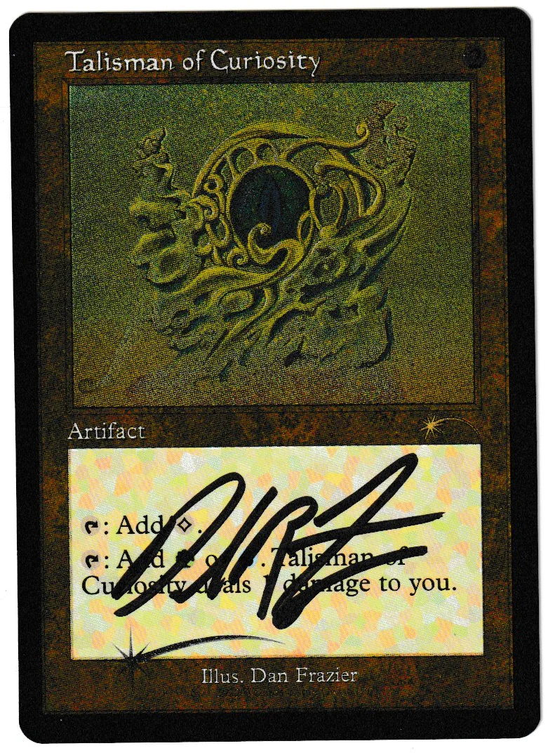 Talisman of Curiosity (Signed) (Foil Etched) [Secret Lair Drop Series]