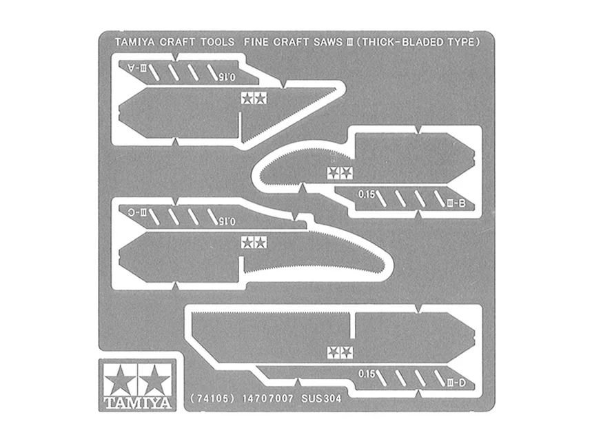 Tamiya: Fine Craft Saws III