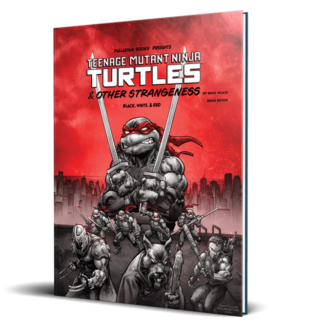 Teenage Mutant Ninja Turtles & Other Strangeness RPG Black, White & Red Edition