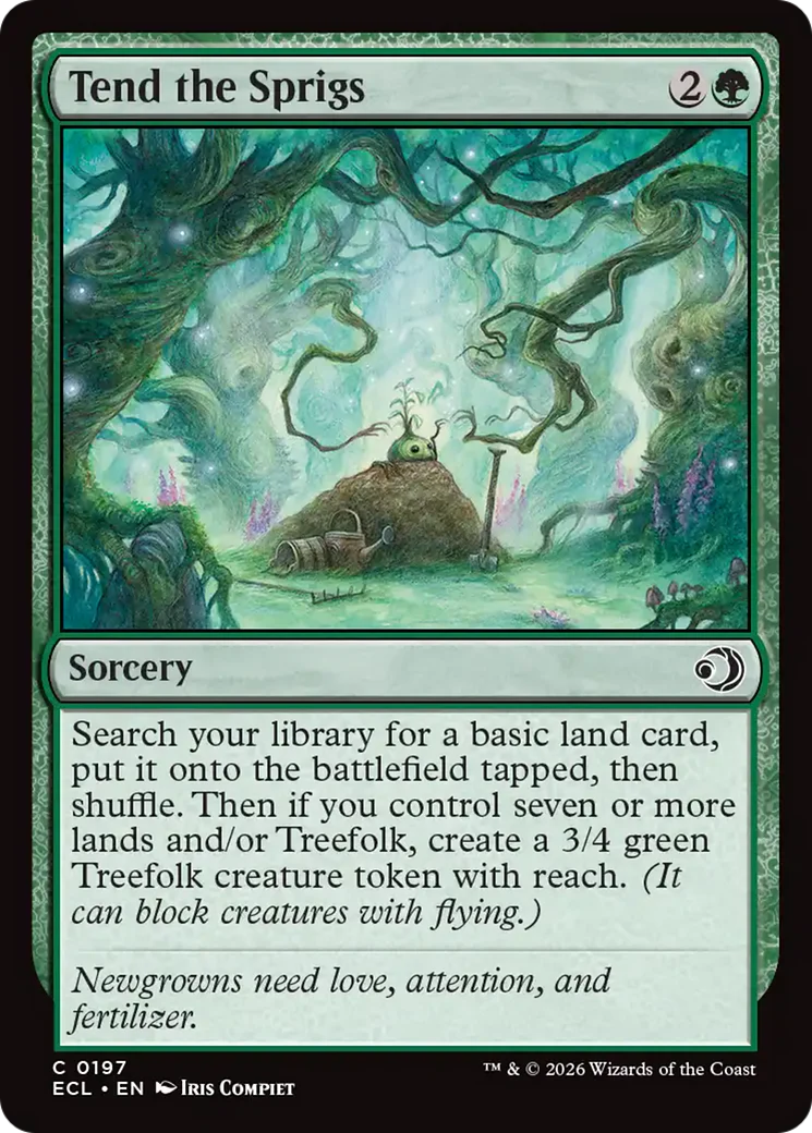 Tend the Sprigs [Lorwyn Eclipsed]