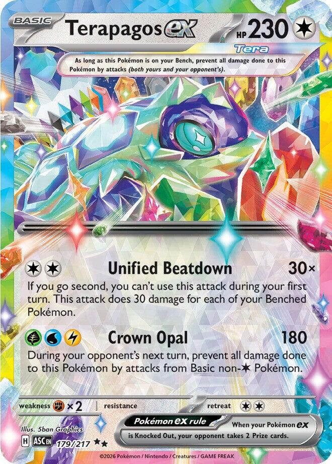 Terapagos ex (179/217) [Mega Evolution: Ascended Heroes]