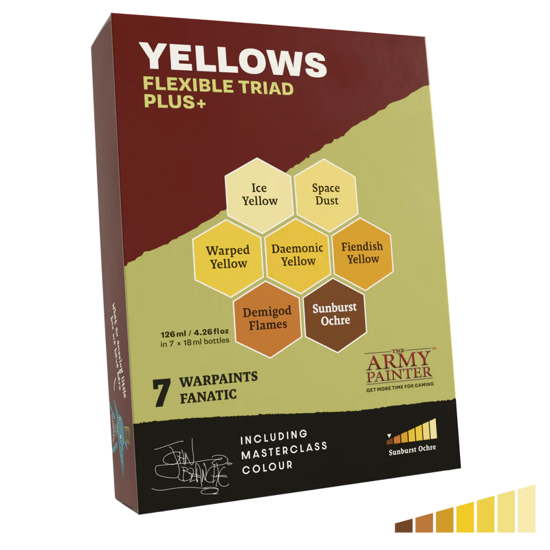The Army Painter: Masterclass - Flexible Triad Plus+ (Yellows)