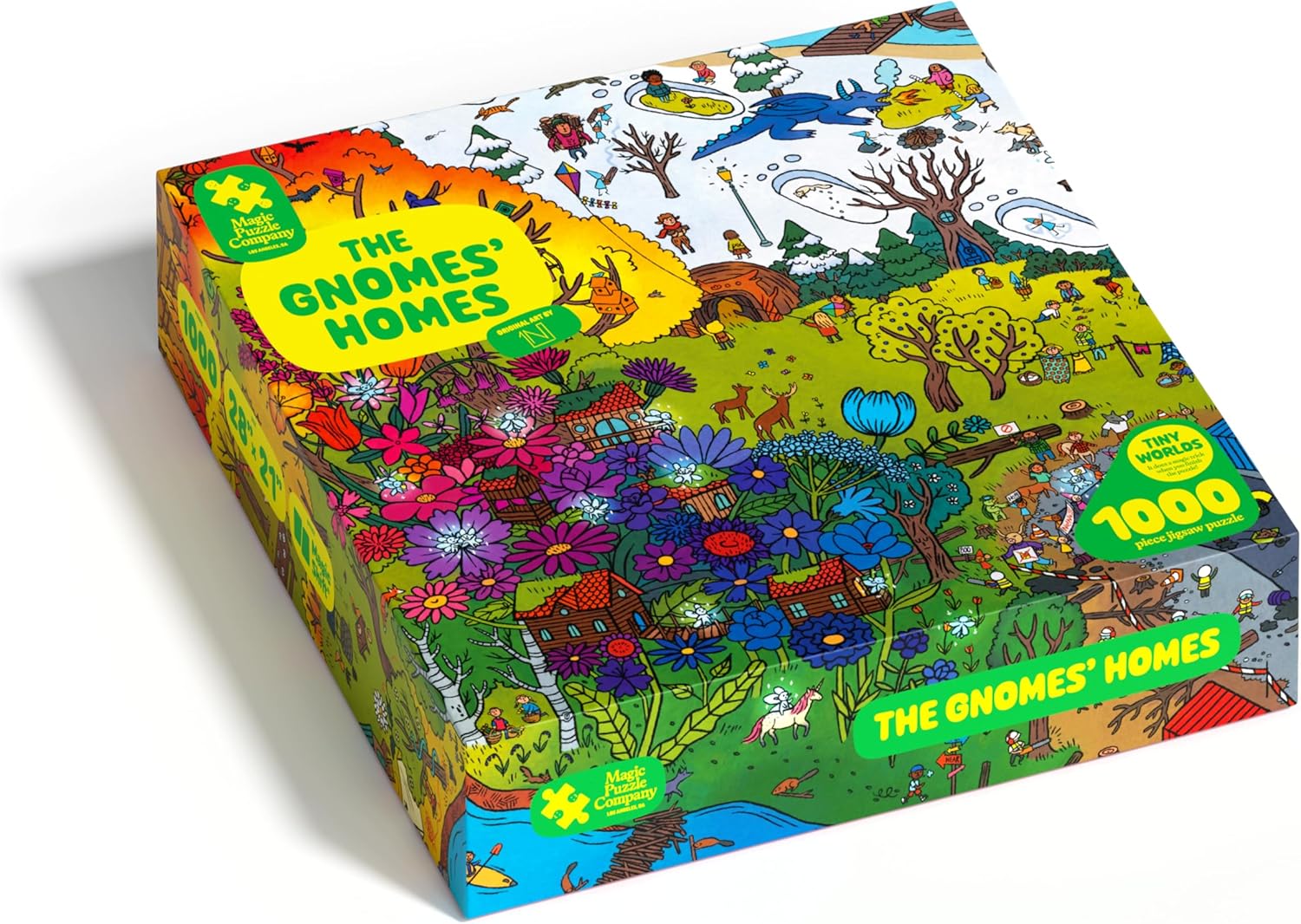 Magic Puzzle Company: The Gnomes' Homes - 1000 Piece Jigsaw Puzzle
