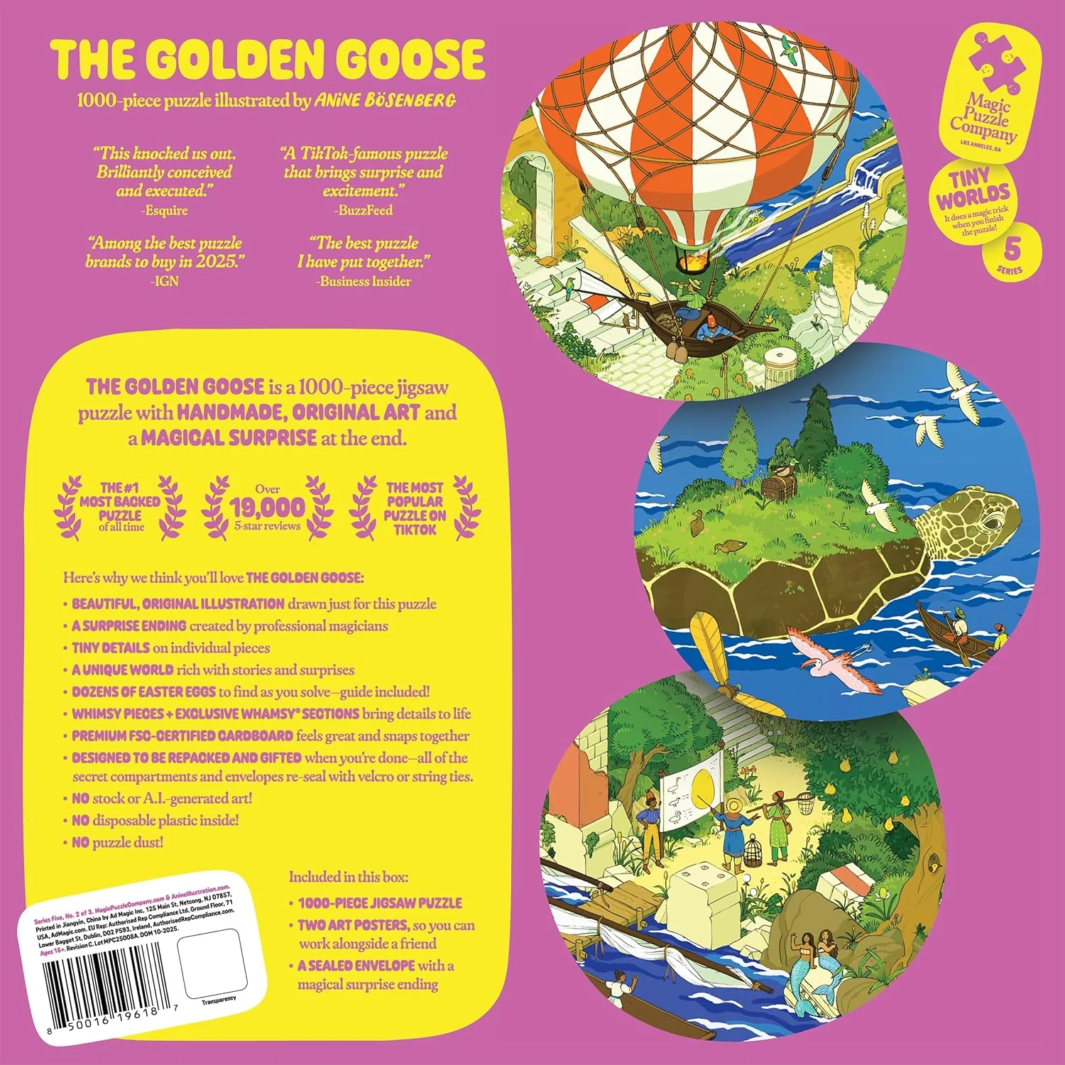 Magic Puzzle Company: The Golden Goose - 1000 Piece Jigsaw Puzzle - Image 2