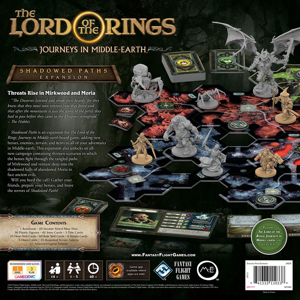 The Lord of the Rings Journeys in Middle-Earth: Shadowed Paths Expansion - Image 2