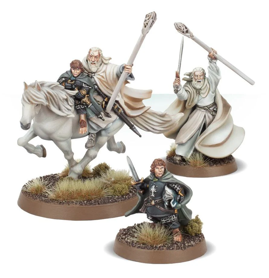 The Lord Of The Rings Middle-Earth - Gandalf The White & Peregrin Took - Image 2