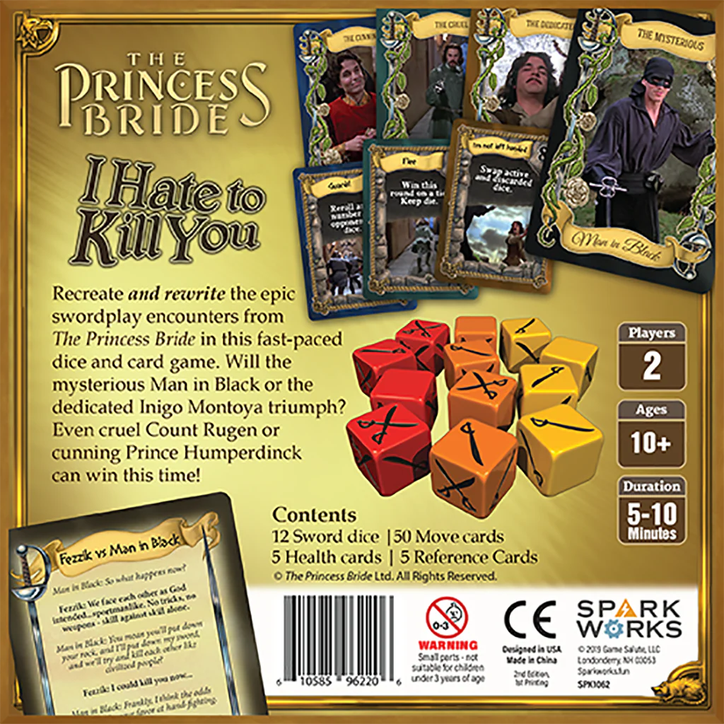 The Princess Bride I Hate To Kill You - Image 2