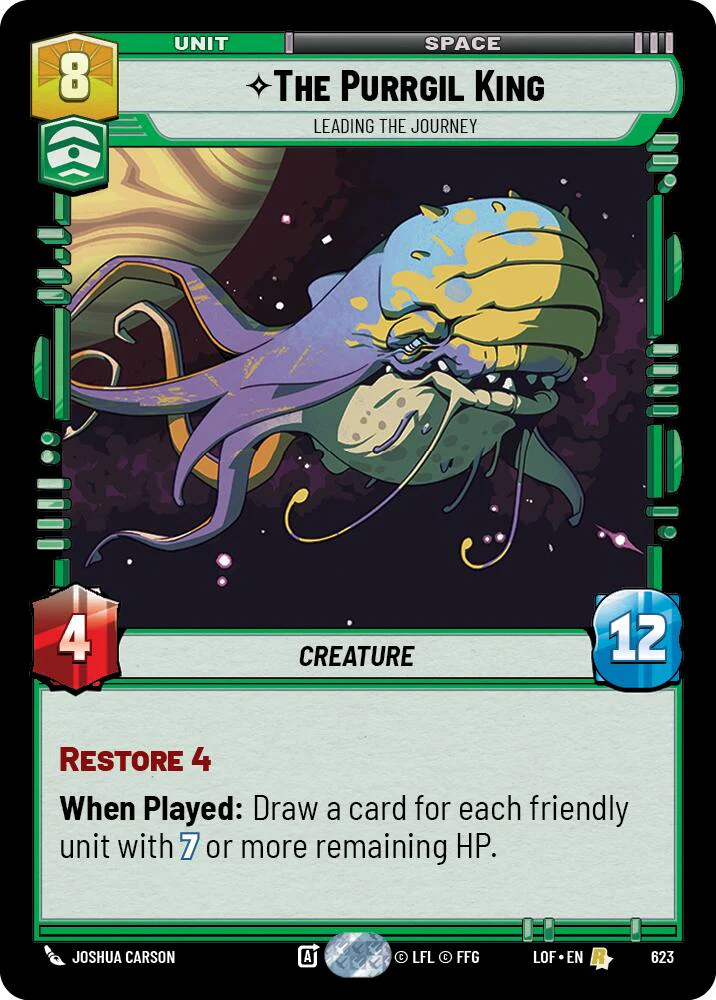 The Purrgil King - Leading The Journey (623) (Foil) (623) [Legends of the Force]