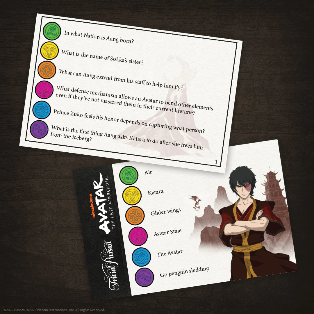 Trivial Pursuit - Avatar the Last Airbender - Image 4