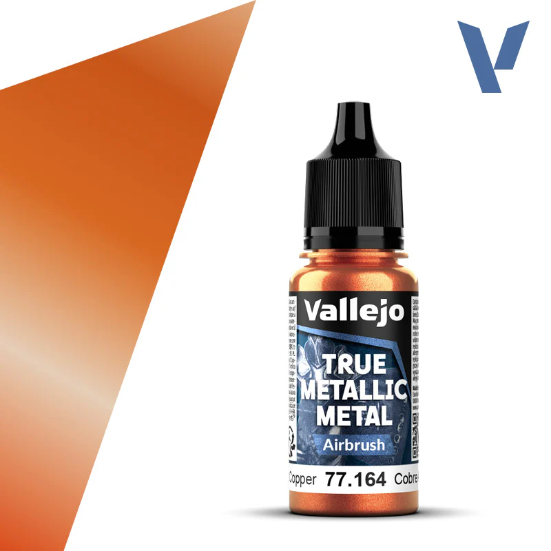 Vallejo True Metallic Metal: Airbrush - Ancient Copper (18 ml)