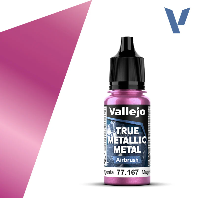 Vallejo True Metallic Metal: Airbrush - Crimson Magenta (18 ml)