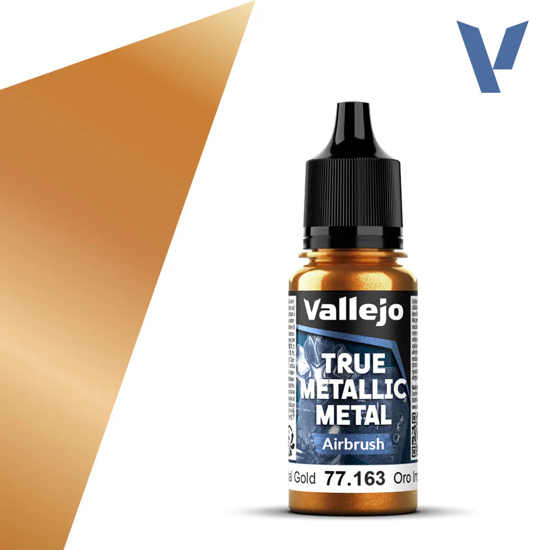 Vallejo True Metallic Metal: Airbrush - Imperial Gold (18 ml)