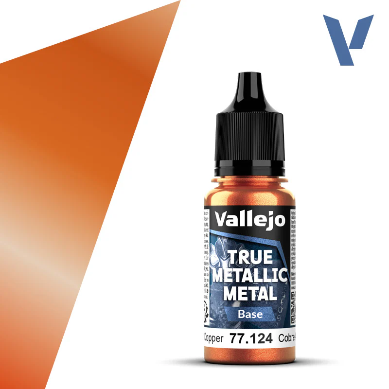 Vallejo True Metallic Metal: Base - Ancient Copper (18 ml)