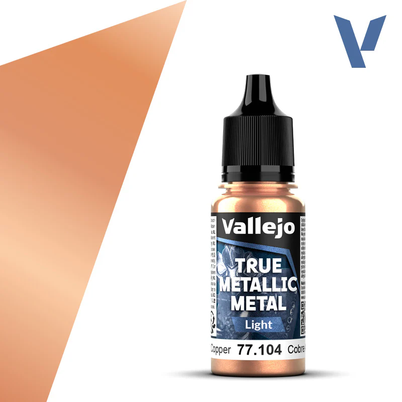 Vallejo True Metallic Metal: Light - Ancient Copper (18 ml)