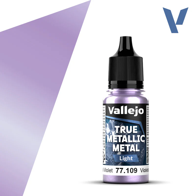 Vallejo True Metallic Metal: Light - Celestial Violet (18 ml)