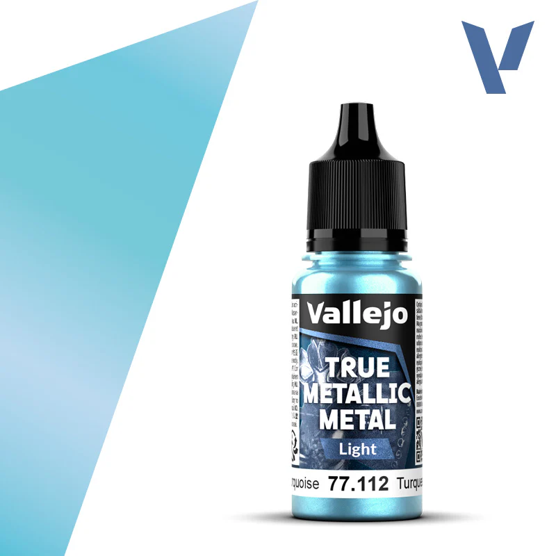 Vallejo True Metallic Metal: Light - Hydra Turquoise (18 ml.)