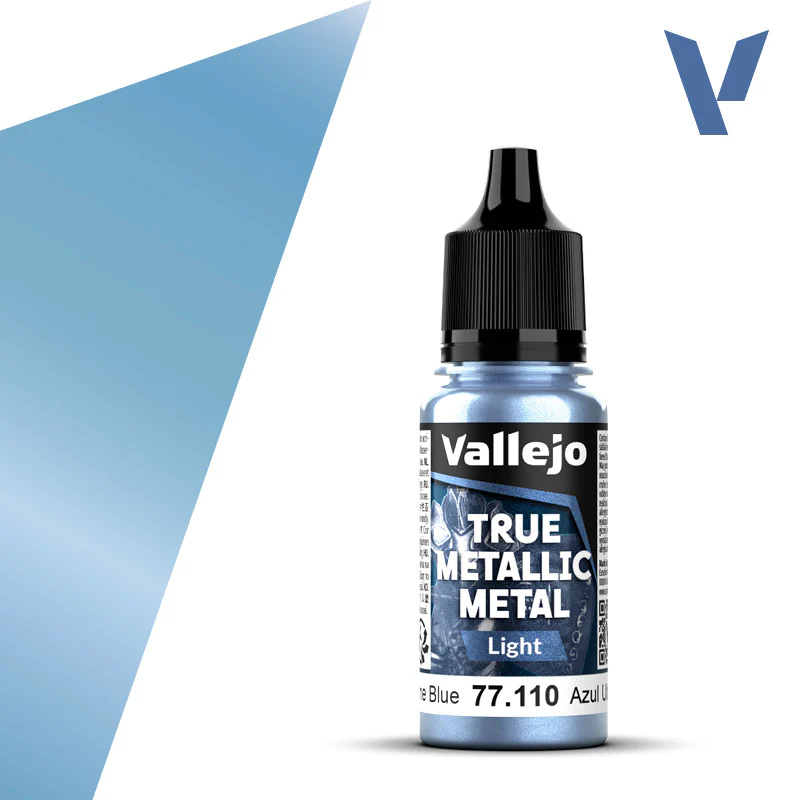 Vallejo True Metallic Metal: Light - Ultramarine Blue (18 ml)