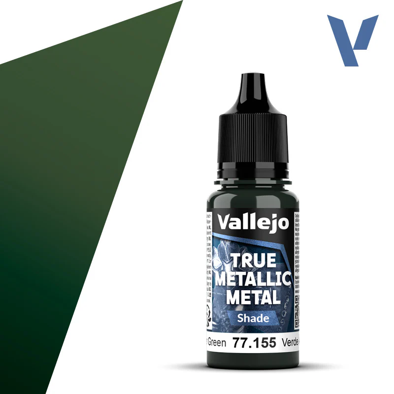 Vallejo True Metallic Metal: Shade - Amber Green (18 ml)