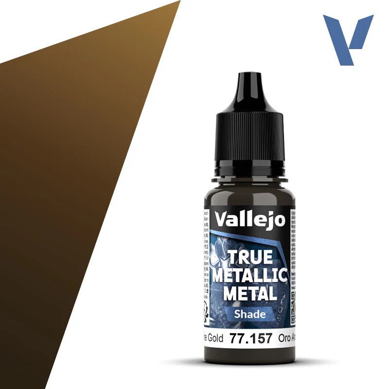 Vallejo True Metallic Metal: Shade - Arcane Gold (18 ml)