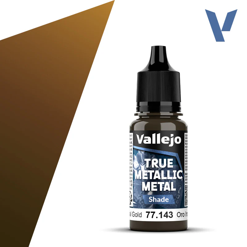 Vallejo True Metallic Metal: Shade - Imperial Gold (18 ml)