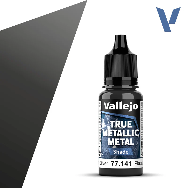 Vallejo True Metallic Metal: Shade - Sterling Silver (18 ml)