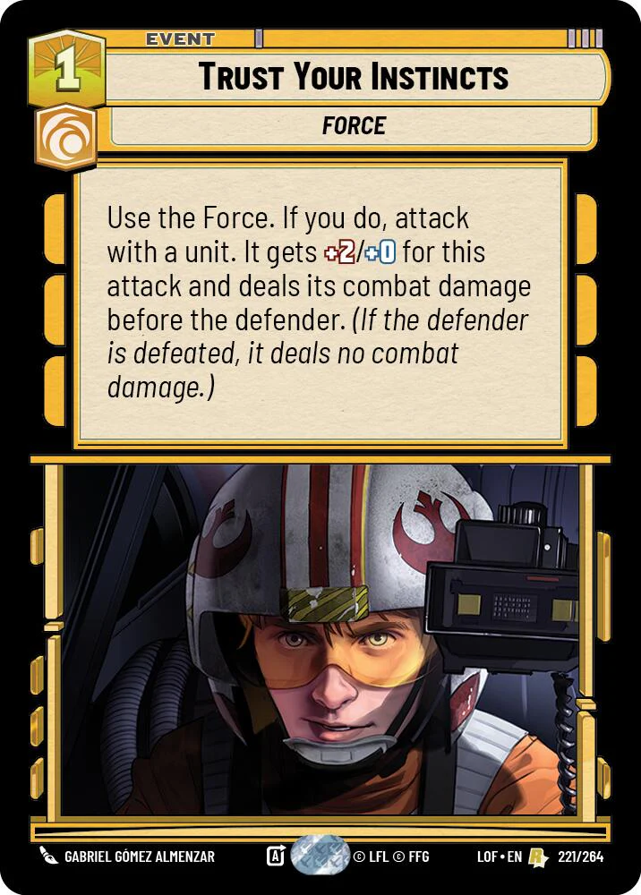 Trust Your Instincts (221/264) (221/264) [Legends of the Force]