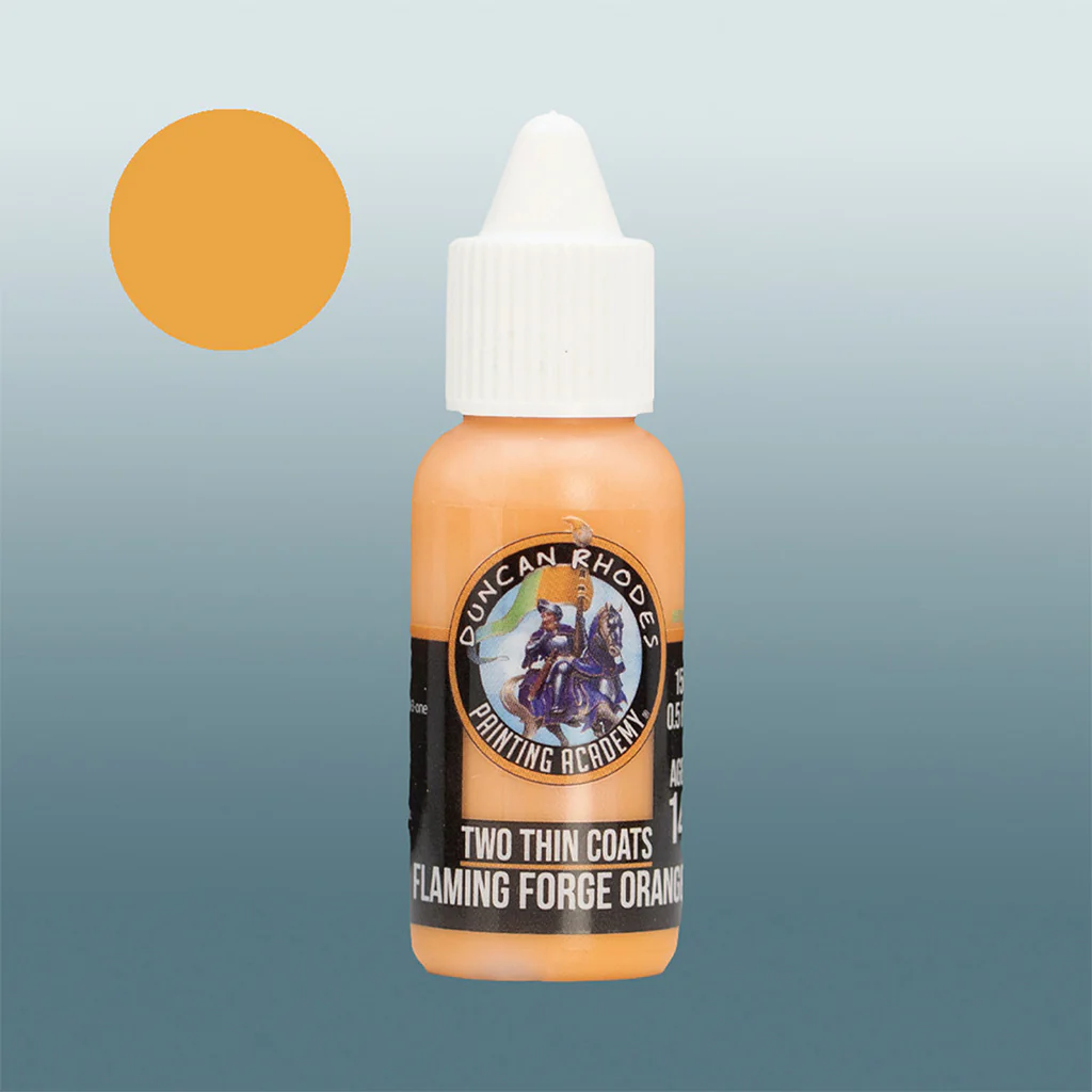 Two Thin Coats: Flaming Forge Orange