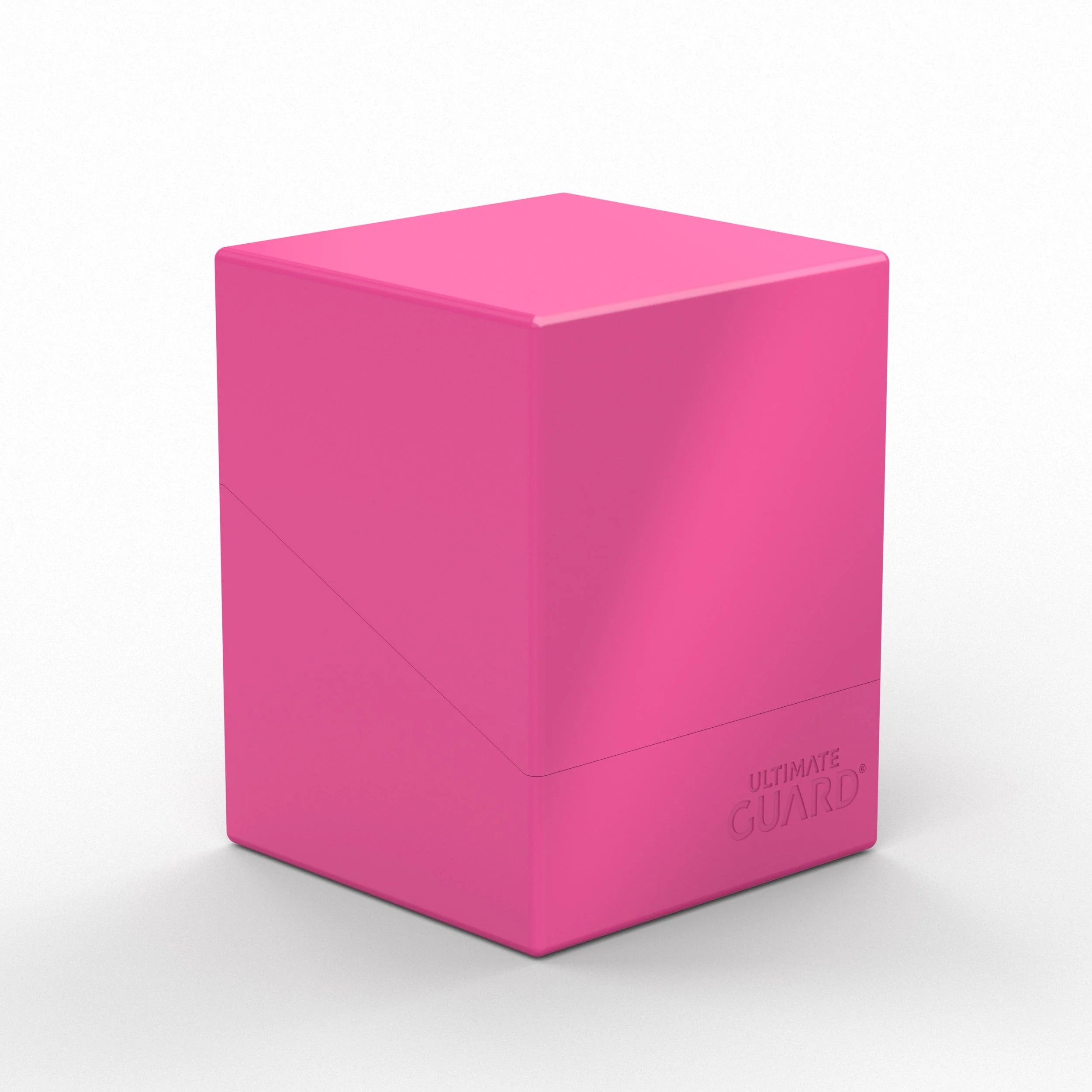 Ultimate Guard Boulder Deck Box: 100+ Solid Neon - Neon Pink
