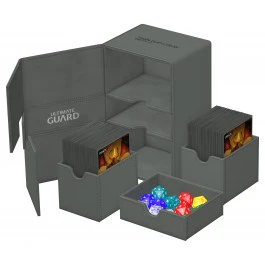 Ultimate Guard Twin Flip 'n' Tray 160+ Monocolor Grey