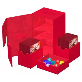 Ultimate Guard Twin Flip 'n' Tray 160+ Monocolor Red