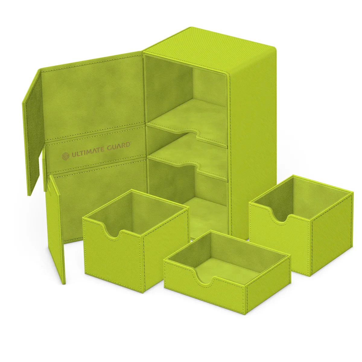Ultimate Guard Twin Flip N Tray 200+ Monocolor "Summer Edition 2025" - Lime - Image 4