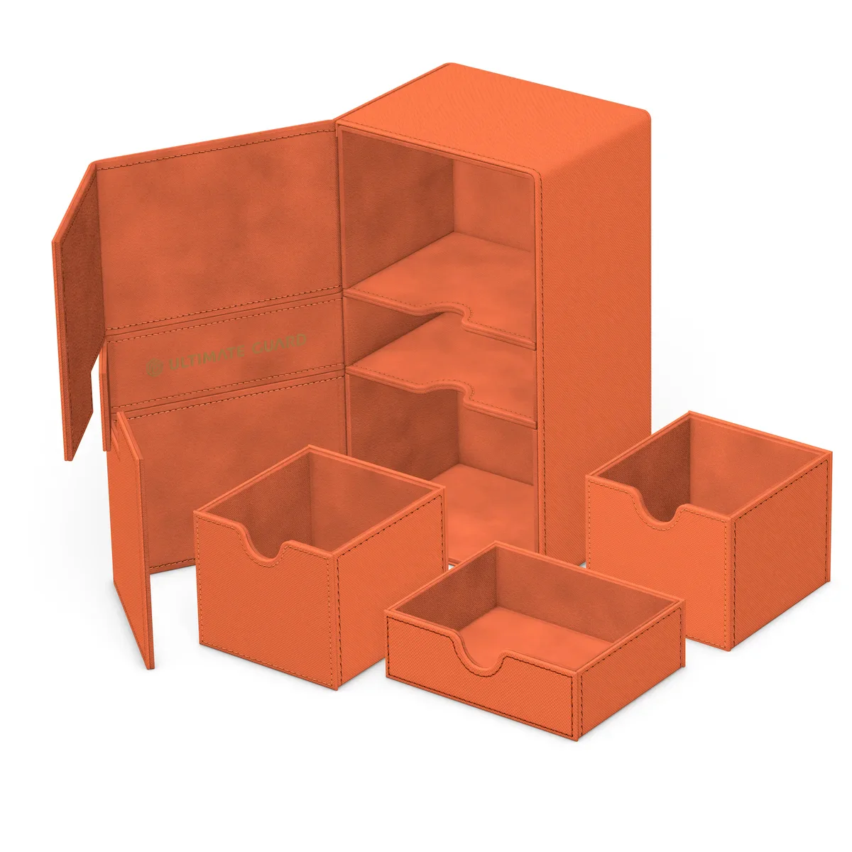 Ultimate Guard Twin Flip N Tray 200+ Monocolor "Summer Edition 2025" - Peach - Image 4