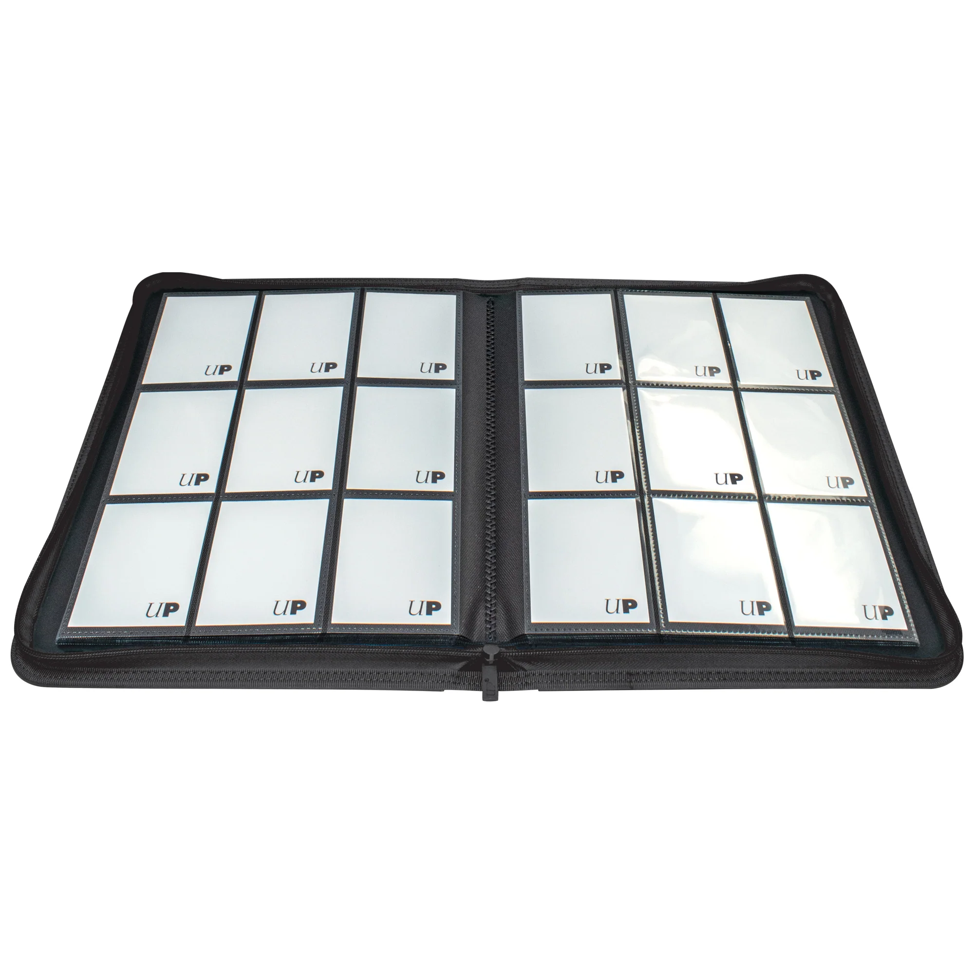 Ultra PRO: 9-Pocket Zippered PRO-Binder - Vivid (Black) - Image 2