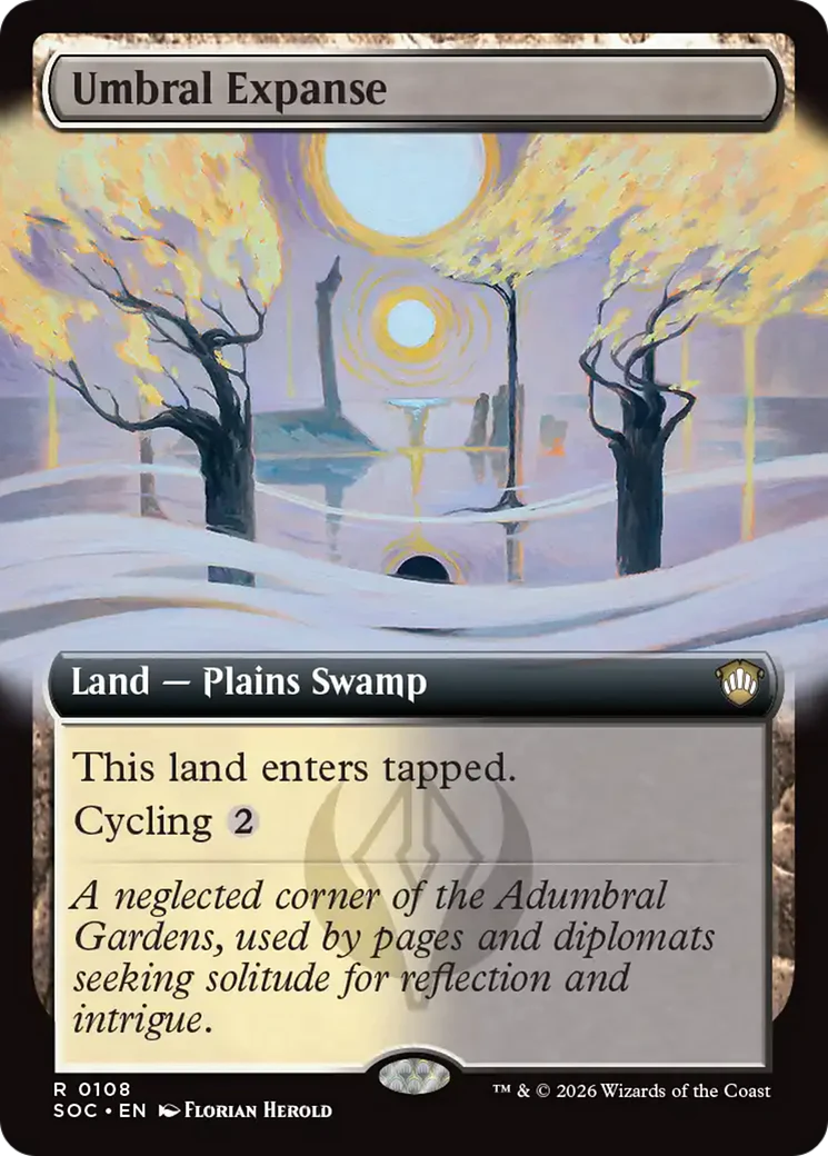 Umbral Expanse (Extended Art) [Secrets of Strixhaven Commander]