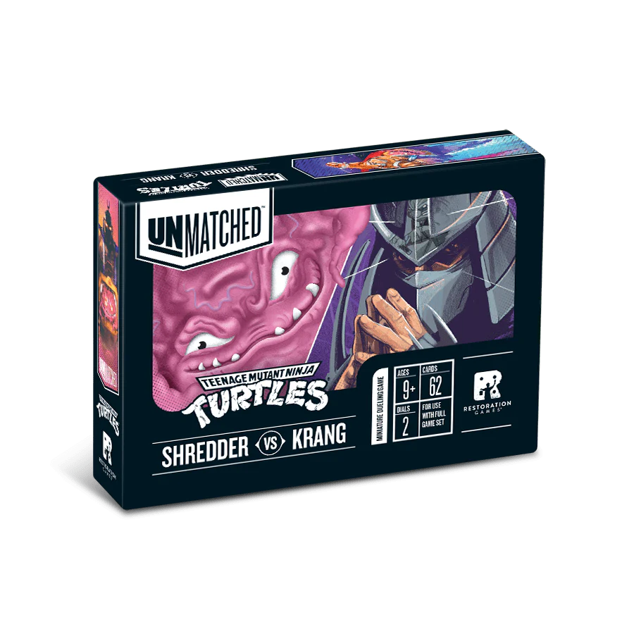 Unmatched Adventures: TMNT – Shredder & Krang Hero Decks
