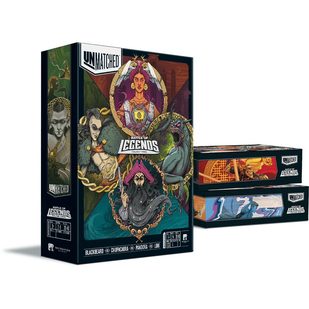 Unmatched: Battle of Legends - Volume Three (Blackbeard vs Chupacabra vs Pandora vs Loki) - Image 2
