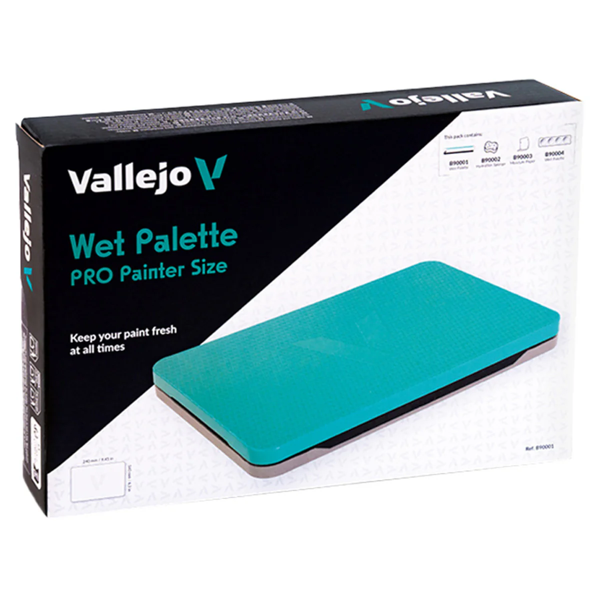 Vallejo Supplies: Wet Palette - Pro Paint Size