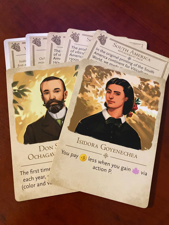 Viticulture: World Replacement Pack - South America