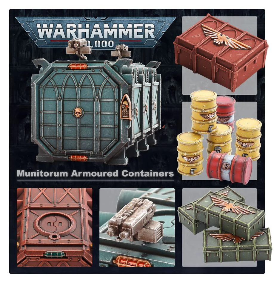 Warhammer 40K: Battlezone Manufactorum - Munitorum Armoured Containers - Image 3