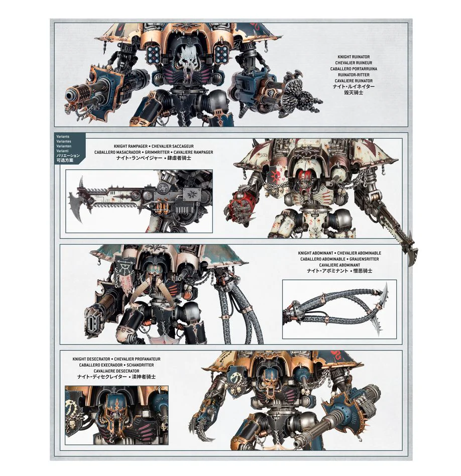 Warhammer 40K: Chaos Knights - Chaos Knight Ruinator - Image 3