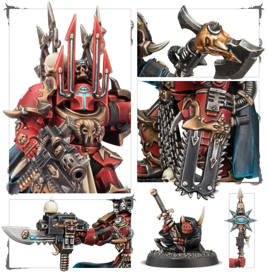 Warhammer 40K: Chaos Space Marines - Chaos Lord In Terminator Armour - Image 4