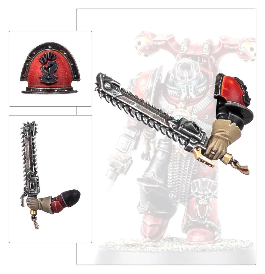 Warhammer 40K: Chaos Space Marines - Red Corsairs Upgrades & Transfers - Image 3