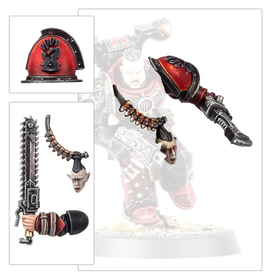 Warhammer 40K: Chaos Space Marines - Red Corsairs Upgrades & Transfers - Image 4