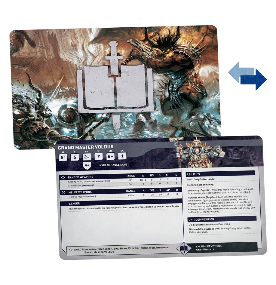 Warhammer 40K: Grey Knights - Datasheet Cards (English) - Image 2