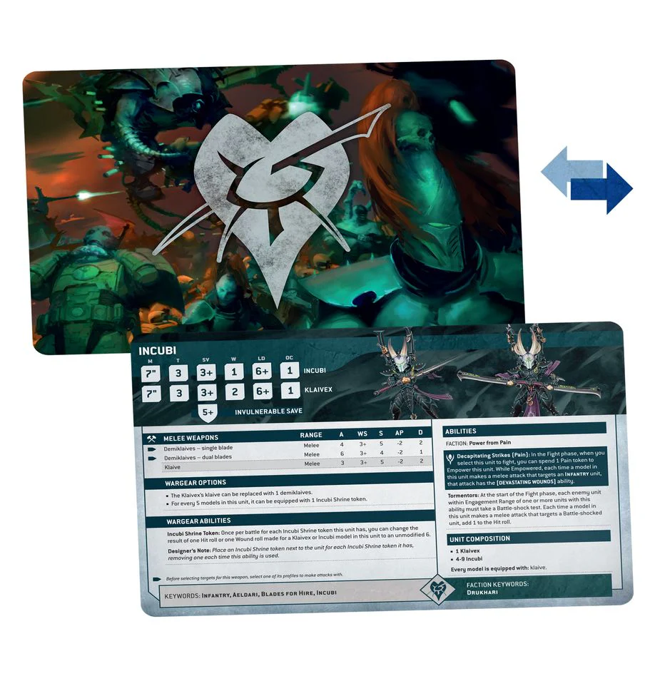 Warhammer 40K: Drukhari - Datasheet Cards (English) - Image 2