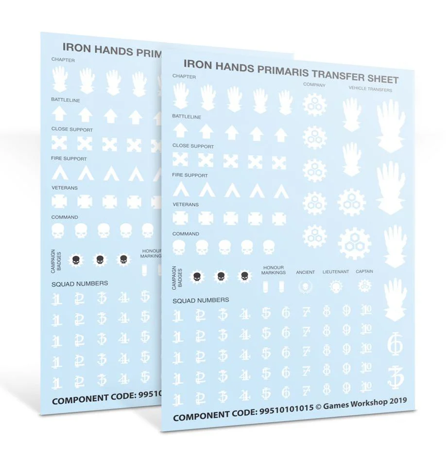 Warhammer 40K: Iron Hands - Primaris Upgrades & Transfers - Image 2