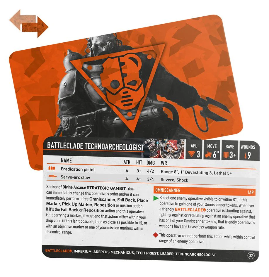 Warhammer 40K: Kill Team - Battleclade Datacards - Image 2